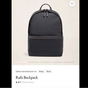 Italic Rafa Backpack with Leather Accents EUC
